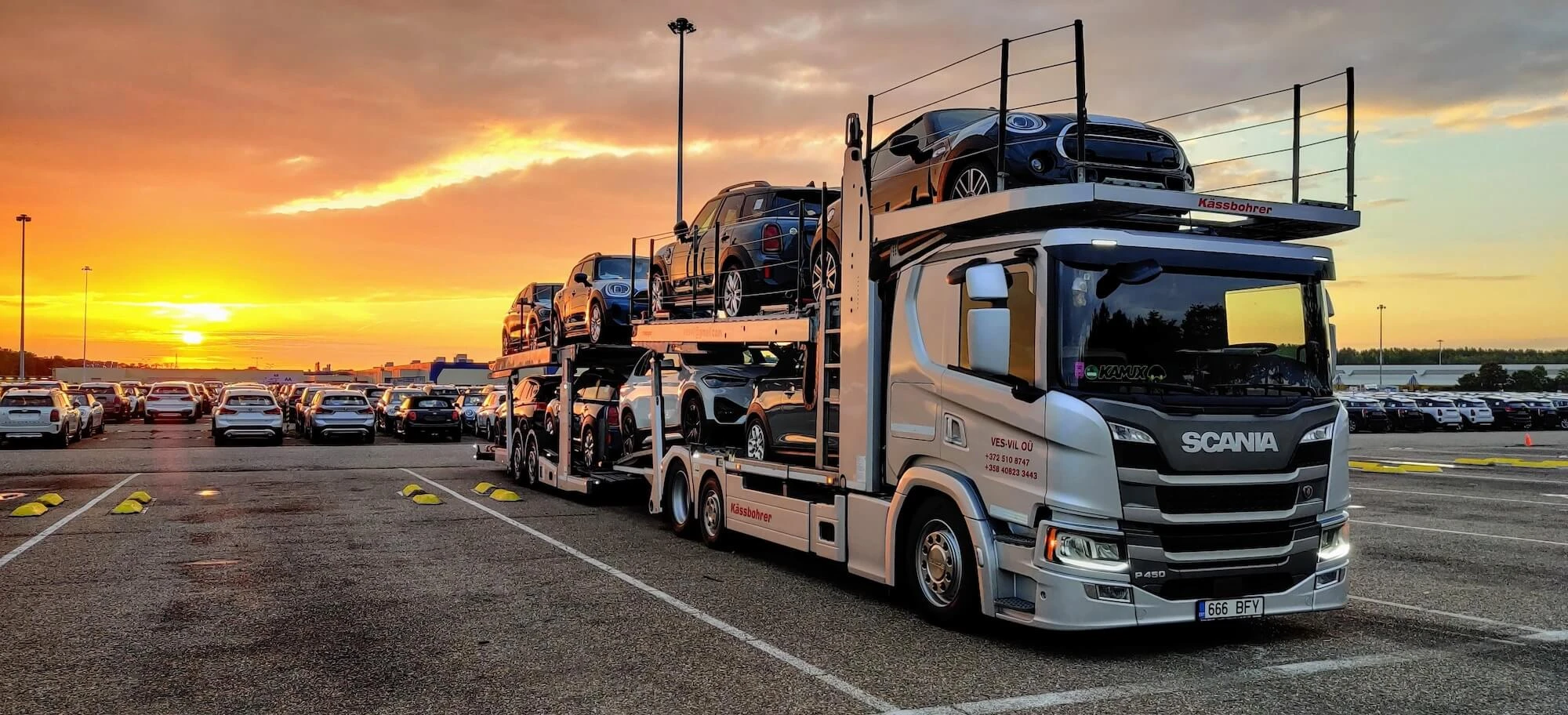 New vehicles transport in Europe