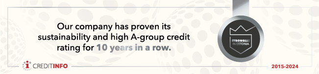 Ves-Vil A-group credit rating certificate 2015-2024